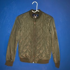 Blue Rain bomber jacket